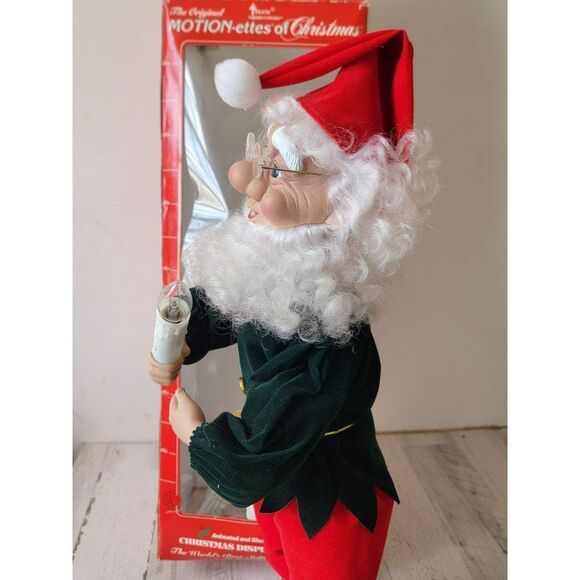 Vintage Telco motionette elf animated Xmas decor santa - Picture 12 of 14